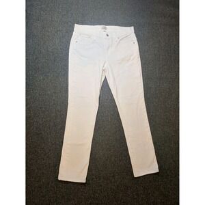 J. Crew‎ Women's Jeans Slim Broken In Boyfriend Size 27 White Mid Rise Pants